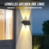 ZMH lampade solari per esterni 4pcs solare parete luce Anteprima dell’immagine prodotto 6