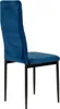 A single blue chair on a white background. Produktbild-Vorschau