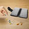 Pillendose,Pillendosierer für morgens, mittags Pillenbox, Produktbild-Vorschau 7
