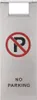 A no parking sign made of stainless steel. Náhled obrázku produktu