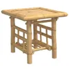 A small square table made of bamboo. Produktbild-Vorschau