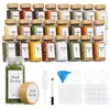 SONGMICS Gewürzgläser 24er Set, Eckige Gewürzdosen aus Produktbild-Vorschau 2