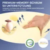 MULISOFT Nackenkissen Memory Foam Kissen, Ergonomisches Produktbild-Vorschau 5