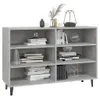 The Living Store Sideboard Betongrau 103,5x35x70 cm Produktbild-Vorschau 4