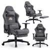 CRELIV -Ergonomischer Gamingstuhl aus Samt mit Produktbild-Vorschau 1