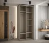 Kleiderschrank INDIRA 3 - 110/60 cm, Kaschmir/Gold Produktbild-Vorschau 3