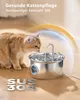Katzenbrunnen Edelstahl, Trinkbrunnen Katze, Wasserbrunnen, Produktbild-Vorschau 3