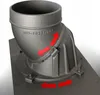 KRATKI LUCY caldaia camino 12 kW Ø 200 con porta di Anteprima dell’immagine prodotto 6