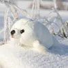 Peluche Harfang des neiges 18 Cm Ecologique Voir les images du produit 4
