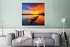 MuchoWow® Poster Boot - Wasser - Sonnenuntergang - Orange - Produktbild-Vorschau 5