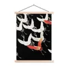 MuchoWow® Textilposter Kranich - Weiß - Rot - Japan 120x160 Produktbild-Vorschau 1