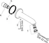 hansgrohe Wanneneinlauf E/S DN 20 chrom Produktbild-Vorschau 5