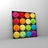 Bilder auf glas - Bunt kekse dekoration nachtisch - 40x40cm Produktbild-Vorschau 4