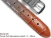 Louisiana Print Ersatzband Uhrenarmband Kalbsleder Aprikose Produktbild-Vorschau 3