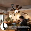 E27 Deckenventilator mit Beleuchtung Fernbedienung, Leise Produktbild-Vorschau 12