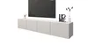 Kommode Lowboard "Sophia" hängend 200cm 4-türig Kaschmir Produktbild-Vorschau 4