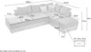 Ecksofa-Dauerschläfer Doppelbett Federkern Bettkasten Couch Produktbild-Vorschau 6