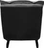 The back view of a floor chair. Podgląd zdjęcia produktu