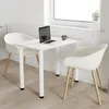 AKKE Weiss Craft Esstisch mit weiße beine LxBxH: 60x50x74 Produktbild-Vorschau 1
