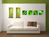 Visario Leinwandbild Grüne Blätter 60x60 cm – 4-teilig, Produktbild-Vorschau 3