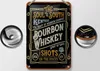 Blechschild Spruch 12x18cm Bourbon Whiskey shots on rocks Produktbild-Vorschau 2