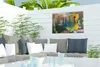 Gartenposter - 60x40 cm - Gestreifte Fische  - Modernes Produktbild-Vorschau 4