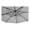 Lesli Living Sonnenschirm Ampelschirm "Virgo Flex" Grey ø Produktbild-Vorschau 3