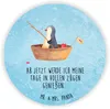 Mr. & Mrs. Panda Kühlschrankmagnet Pinguin Angelboot - Produktbild-Vorschau 1