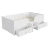 Kinderbett 90 x 200 cm aus Holz mit 2 Schubladen – Holzbett Produktbild-Vorschau 10