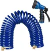 Relaxdays Spiralschlauch Wasser, bis 10 m ausziehbar, Produktbild-Vorschau 1