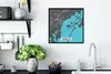 MuchoWow® Gerahmtes Poster Venedig - Stadtplan - Karte - Produktbild-Vorschau 3