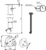 4er Set Tischbeine auf Rollen Tischfuss rollbar 710mm mit Produktbild-Vorschau 2