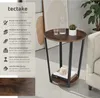 tectake® Beistelltisch Swindon 50x62,5cm Produktbild-Vorschau 2