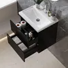 50 cm Badmöbel-Set Unterschrank mit Keramik waschtisch 2 Produktbild-Vorschau 2