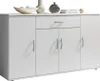Kommode / Sideboard LILLY 13 in weiß 117 cm breit Produktbild-Vorschau 1