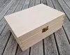 Holzkiste mit Deckel und Verschluss, Aufbewahrungsbox 21,8 Produktbild-Vorschau 2