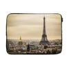 MuchoWow® Laptop Hülle 13 Zoll Dichte Wolken über Paris und Produktbild-Vorschau 1