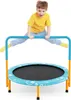 COSTWAY 92cm Mini Trampolin, Fitness Trampolin faltbar, Produktbild-Vorschau 1
