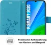 Handytasche für Huawei P Smart 2020 Blumen Flip Cover Produktbild-Vorschau 6