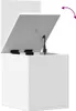 vidaXL Truhlica biela 30x35x35 cm Materiál na báze dreva Náhľad obrázku produktu 6