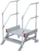 Euroline 514 Anstieg 45° 1000mm Stufenbreite 2 Stufen Alu Produktbild-Vorschau 2