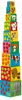 A stack of colorful blocks with numbers and illustrations of animals and fruits. Anteprima dell’immagine prodotto