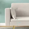 HOMCOM Schlafsofa, samtartiger Bezug mit Holzrahmen, für Produktbild-Vorschau 9
