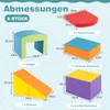 DREAMADE 6 TLG. Bauklötze, Softbausteine zum Toben und Produktbild-Vorschau 4