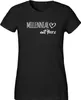 Huuraa Damen T-Shirt Millennial mit Herz S Black Bio Produktbild-Vorschau 1