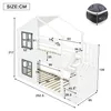 Flieks Kinderbett Hausbett 90x200cm mit Fenster und Dach, Produktbild-Vorschau 7