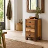 Altholz-Beistellschrank PARADOR 50cm Kommode mit 4 Produktbild-Vorschau 9