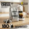 ESPRESSO CREMA KAFFEE 180 Kapseln kompatibel mit Nespresso Produktbild-Vorschau 5