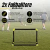 Sada dvou fotbalových branek Dunlop – Fotbalová branka 90 × Náhled obrázku produktu 2