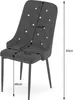 Stolička Valora AMORE - Harne x4 | Sada 4 elegantných Náhľad obrázku produktu 7
